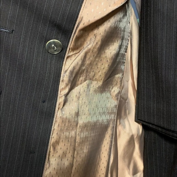 BCBG Max Azria Womens Behati Pinstripe Suit Size 4 - Picture 5 of 11